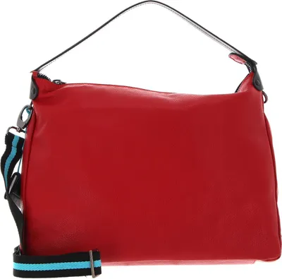 Immagine prodotto di Gabs Pelle borsa a tracolla borsa a tracolla Calliope TG Ruga Stitching Fuoco rosso