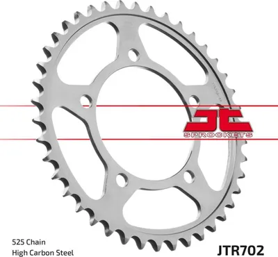 Productafbeelding van Achtertandwiel 4363 46 voor Aprilia Dorsoduro 750 (modeljaren 2007-2016) (JTR702.46) (kettingmaat 525)