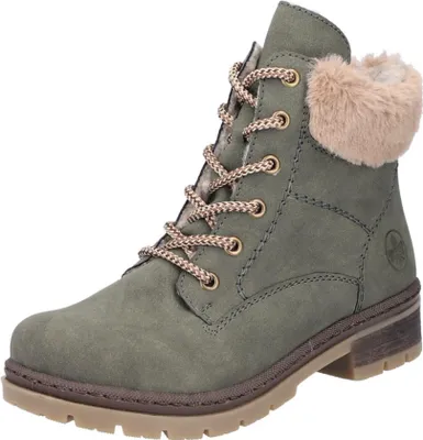 Produktbild von Rieker Schnürstiefeletten Damen 31383738333735 Grün 37 EU