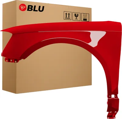 Immagine prodotto di BLU Parafango compatibile con Audi A3 8P II-generation LIFT LY3J Sinistra Rot BrillantRot | 2008-2012 | Anteriore | Verniciato | Pronto per il montaggio | Acciaio
