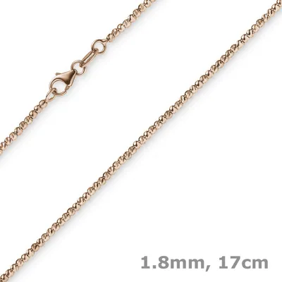 1-8mm-Armband-Kugelkette-diamantiert-750-Rotgold-17cm