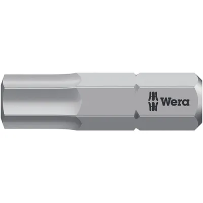 Immagine prodotto di Punta da 1/4" DIN 3126 C6,3 esagonale 6,0 x 25 mm in acciaio inossidabile Wera | 4013288111258