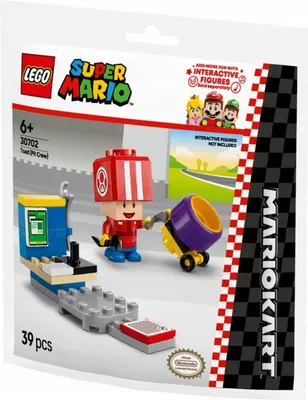 Produktbild von LEGO Super Mario Mario KartTM – Toad (Boxencrew), Bausatz, 6 Jahr(e), Kunststoff, 39 Stück(e), 43 g