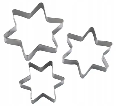 Produktbild von Zenker Ausstechformen Sterne Metall 3er Set
