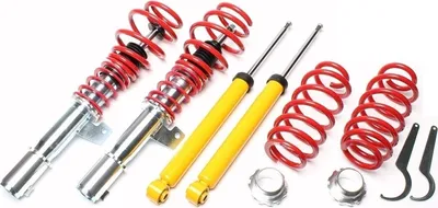 Produktbild von Gewindefahrwerk A3, Altea , Leon, Toledo III, Octavia II, Superb, Golf V, Golf Plus, Jetta III, Passat 3C, Touran - TATechnix