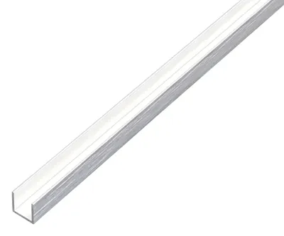 Zdjęcie produktu dla GAH-Alberts 488963, Aluminium, Stal nierdzewna, W kształcie litery U, 1 szt., 100 cm, 1 cm