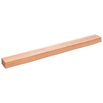 Produktbild von vidaXL Wandregal Hellbraun 100x10x6 cm Massivholz Eiche Behandelt