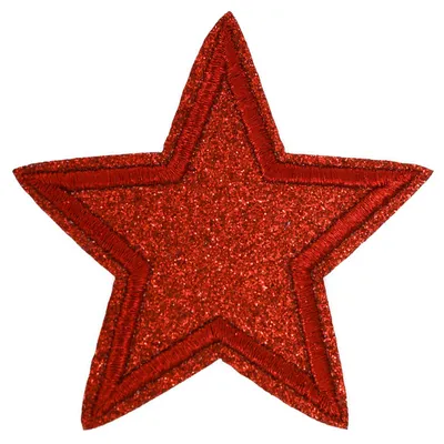 3 Stern-Aufbügler rot