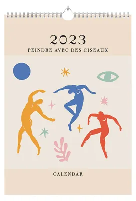 A3 Wandkalender 2023 Matisse, 12 Monate, 29,7x42 cm