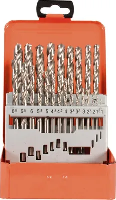 Produktbild von Projahn Bohrerkassette HSS-G TURBO 24-tlg. 1-10,5/0,5 mm, Kernlochmaße: 3.3, 4.2, 6.8, 10.2 mm
