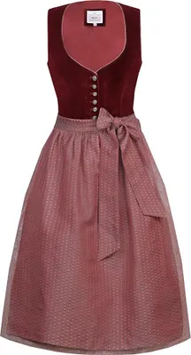 Produktbild von Dirndl Rosa 68er Länge rubin 36