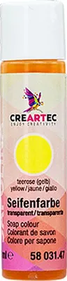 Produktbild von CREARTEC Sapolina Seifenfarbe Teerosengelb - 10ml - zur Seifenherstellung in Transparent - für Seifen und Geschenke