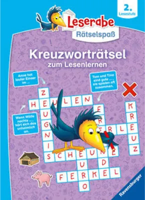 Produktbild von Ravensburger Leserabe Rätselspaß - Kreuzworträtsel zum Lesenlernen - 2. Lesestufe