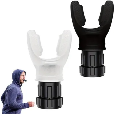 Produktbild von Langdauertrainingstrainer 2er Set - Verstellbarer Widerstand - Verbesserung der Lungenkapazität - Unterstützung bei der Atmungserholung - Effektive Langzeitfunktion - Atemtrainer