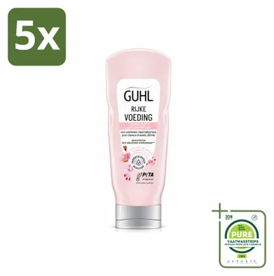 Obrázok produktu pre 5 ks kondicionéru Guhl, bohatá výživa – 200 ml – veľké balenie