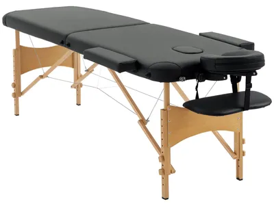 Produktbild von Massagetisch Massageliege - Klappbar tragbar - Höhenverstellbar - Kunstleder - Kunststoffgestell - Für Spa und Kosmetikstudio