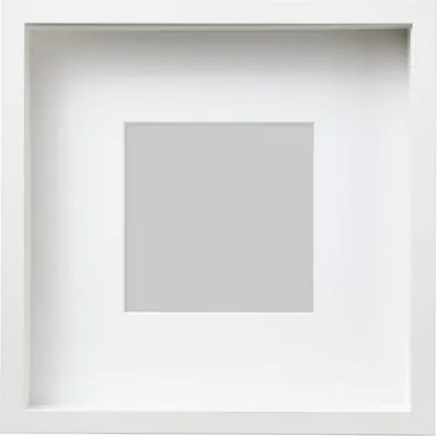 Produktbild von SANNAHED Ikea Passepartouts Bilderrahmen, weiß, 25x25 cm