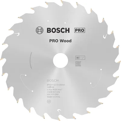 Productafbeelding van PRO Wood accuboormachinezaagblad, 160 x 1,5 x 20 mm, T24