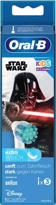 Produktbild von Oral-B Aufsteckbürsten StarWars 3er