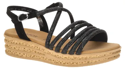 Produktbild von Gabor 84.555 Damen Sandalette - Riemchen Sandalen schwarz NEU