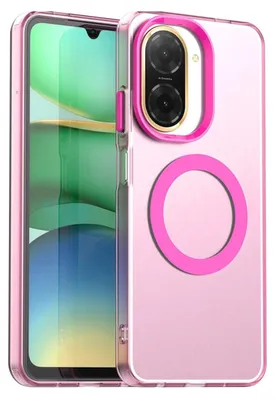 Obrázok produktu pre Pre Xiaomi Redmi A5 4G / Poco C71 Candy Design Magsafe PC Hybrid TPU Protective Case Cover Pink