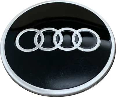 Produktbild von Original Audi Nabendeckel / Felgedeckel Nabenkappe in Schwarz Glanz universell passend
