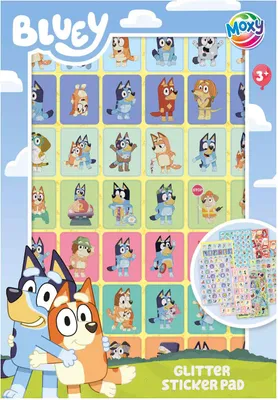 Produktbild von Bluey Glitzer-Stickerbuch