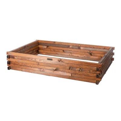 Obrázek produktu pro Greenspot Timber Vyvýšený Dřevěný Záhon - 120x80cm Palisandr hnědý