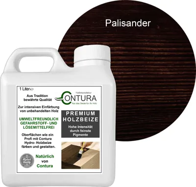 Produktbild von Contura 1 Liter Holzbeize Wasserbeize Möbel Farbe - Palisander