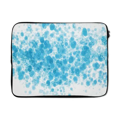 Produktbild von MuchoWow® Laptop Hülle 14 ZollBlaues Öl im Wasser Laptoptasche - Laptoptasche - Stoßsicher - Schutzhaube