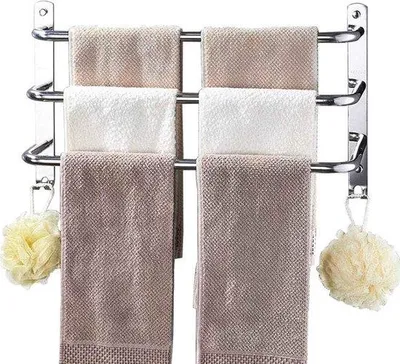 Produktbild von Famanu Handtuchhalter Edelstahl mit Haken - Wandmontage