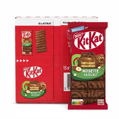 Produktbild von Kitkat Tablette Haselnuss (15x 99g)
