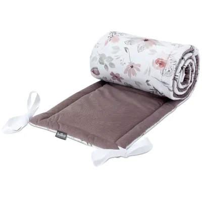 Image de Bellochi Edge Protection Baby Bedering Nesting Head Protection Lattice Border Border 180x30 cm pour lit bébé avec chute