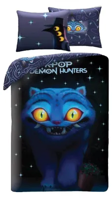Produktbild von K-pop Demon Hunters Derpy Mikrofaser-Bettwäsche 140×200cm, 70x90 cm