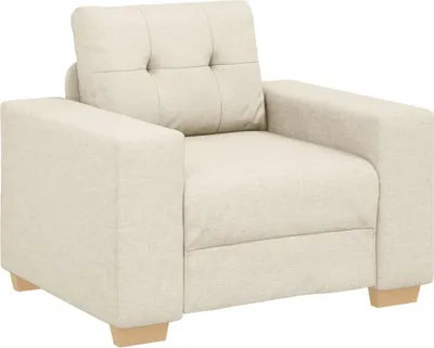 Image de vidaXL Fauteuil canapé en lin 100x78x80 cm