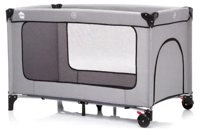 Produktbild von Fillikid Reisebett Standard Melange Grau 120x60 cm