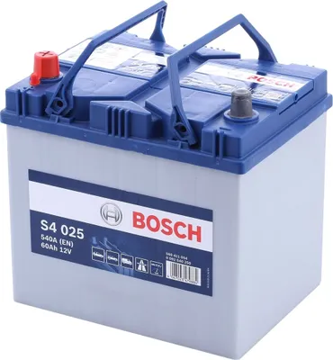 Produktbild von BOSCH S4 025 Starterbatterie 12V 60Ah 540A/EN D23 für Mitsubishi Nissan Subaru