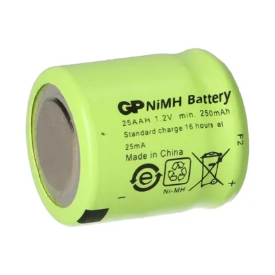 Produktbild von GP Akku 1/3 AA 1,2V / 250mAh GP25AAH
