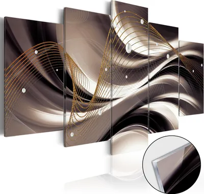 Produktbild von ABSTRAKT Acrylglasbild Modern Wandbild Glasbilder Bilder a-A-0248-k-n