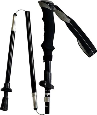 Produktbild von Famanu Nordic Walking Stöcke - Höhenverstellbar, Schwarz