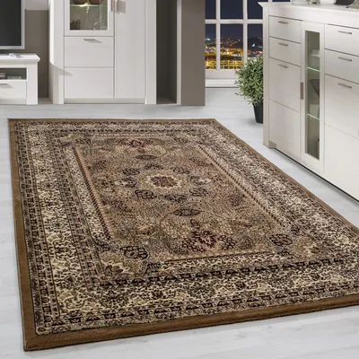 Produktbild von Homebyhome Klassischer Orientteppich mit orientalischem Muster Wohnzimmer Teppich pflegeleicht und dekorativ, Grösse: 80x150 cm