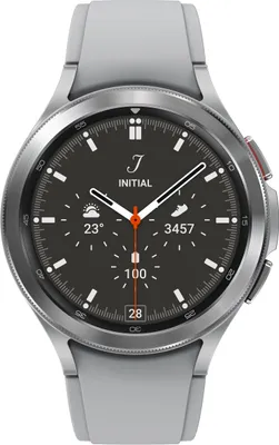 Produktbild von SAMSUNG 4518-300126-00 SAMSUNG Galaxy Watch 4 Classic LTE 46 mm Smartwatch silber