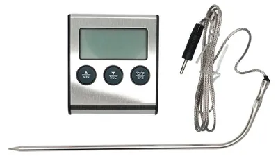 Digitale Kühlthermometer mit Sonde, 7 x 6,2 cm, ABS
