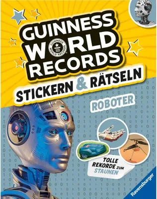 Produktbild von Ravensburger Guinness World Records Stickern und Rätseln: Roboter