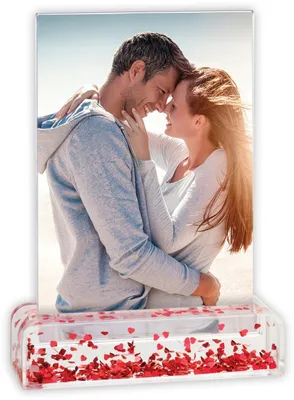 Immagine prodotto di ZEP cornice per foto glitterata Wynn cuori rossa 10x15 cm