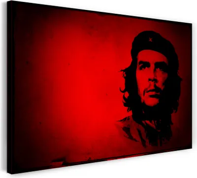 Produktbild von Leinwandbild (100x70cm): Che Guevara, echter Holz-Keilrahmen inkl. Aufhänger, handgefertigt in Deutschland