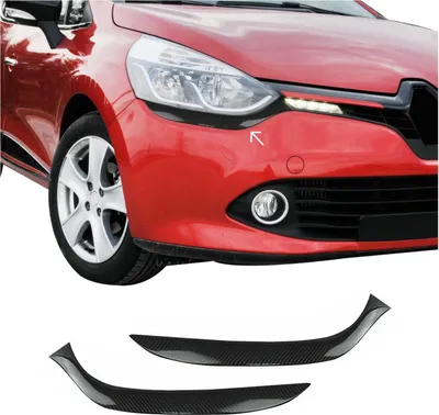Obrázek produktu pro Kryt světlometů pro Renault Clio 2012-2016 karbon 2x