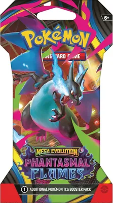Produktbild von Pokémon Mega Evolution Phantasmal Flames Sleeved Booster English