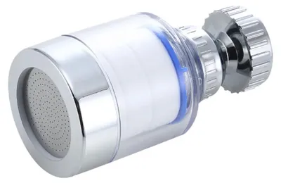Produktbild von Wasserhahnfilter - Wasserreiniger und Sprühkopf - PP-Baumwollfilter - Filtert Chlor und Schwermetalle - Einfache Installation - StyleB