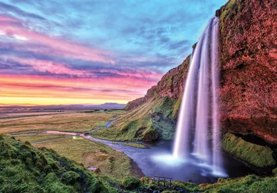 Produktbild von Fototapete Vlies 12984V8 Wasserfall 4-tlg. 368 x 254 cm